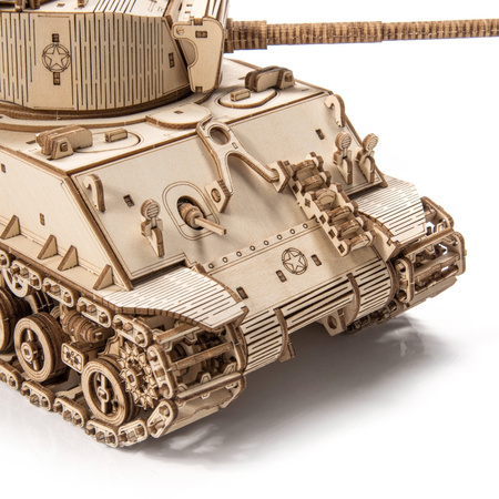 Little Story Drewniane Puzzle Model 3D Czołg M4A3E8 Sherman World of Tanks 34,4x14,2x15,5cm | WOT01
