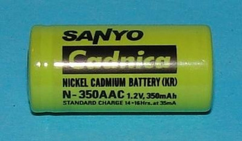 Akumulator NiCd Ogniwo N-350AAC 350mAh 1,2V Cadnica | SANYO