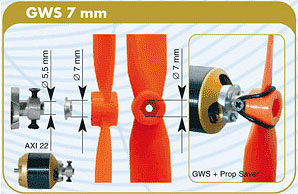 Piasta z oringiem - Prop Saver 3,17mm - Model Motors