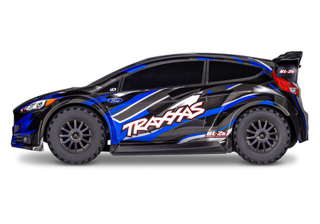 Traxxas Ford Fiesta ST Rally BL-2S 4X4 1:10 Niebieski Samochód Zdalnie Sterowany Model RC | 74154-4-BLUE