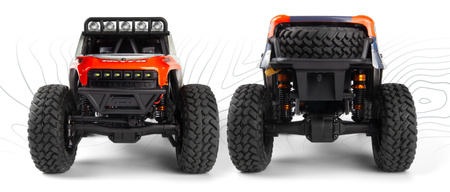 Venture18 U4 Ford Bronco 4400 RTR 4WD 2,4GHz LED 1:18 Crawler Czerwony Samochód Zdalnie Sterowany Model RC | 160887 HPI RACING