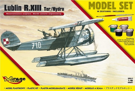 Lublin R.XIII Ter/Hydro Morski Samolot Rozpoznawczy (Model Set) 1:48 | 848091 MIRAGE