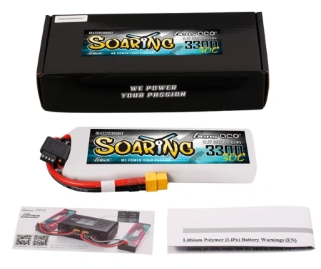 Akumulator LiPo 3300mAh 11,1V 30C 3S1P XT60 G-Tech Soaring | GEA333S30X6GT GENS ACE