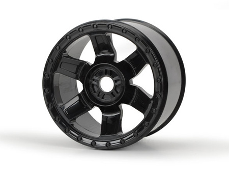 Felgi Desperado 3.8" Traxxas Style Bead Black Zero Offset (2szt.) | PRO-LINE P2732-03