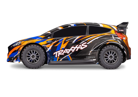 Ford Fiesta ST VXL Rally Car Brushless 1/10 (pomarańczowy) | 74276-4-ORNG TRAXXAS