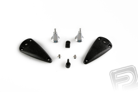 Dźwignia steru duralowa M2,8x24, regulowana  2szt. - Pelikan 2MO21853