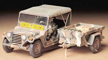 M151A2 with Cargo trailer 1:35 | Tamiya 35130