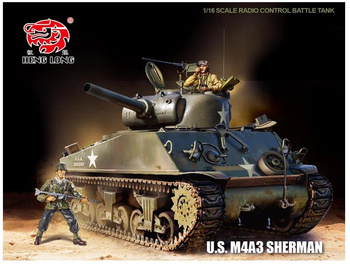 M4A3 Sherman czołg 2,4GHz 1:16 | 3898-1B-2,4 HENG LONG