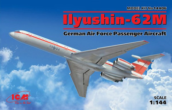 Ilyushin-62M, German Air Force Passenger Aircraft 1:144 | ICM 14406