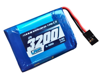 Pakiet LiPo 3200mAh 3,7V (do nadajnika SANWA MT, TX) - 430356 LRP