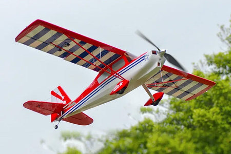 Samolot Zdalnie Sterowany Super Decathlon V2 Model RC KIT 1400mm Czerwony | OMPP002R OMP HOBBY