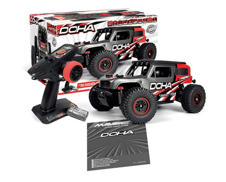 Maverick Doha 1/20 4WD Electric Truck Czerwony Samochód Zdalnie Sterowany Model RC | 150701