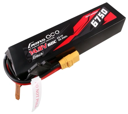 Akumulator LiPo 6750mAh 14,8V 60C 4S1P XT90 G-Tech | GEA67504S60GT GENS ACE