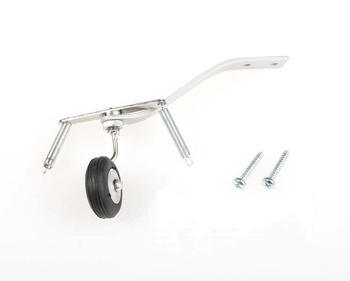 Podwozie ogonowe duralowe z kołem 23 mm - Pelikan