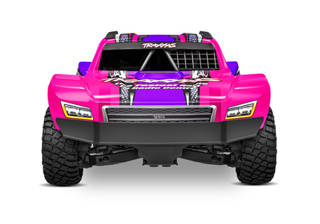 Traxxas Mini Slash 4X4 BL-2S Short Course 1:16 Różowy Samochód Zdalnie Sterowany Model RC | 108164-1-PINK