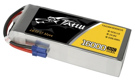 Akumulator LiPo 16000mAh 14,8V 30C 4S1P EC5 | TAA16K4S30EC5 TATTU