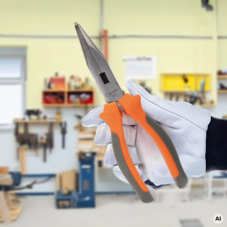 Szczypce Proste Wydłużone 8" 20,5cm | VERGIONIC