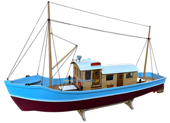 Kuter Rybacki Drewniany RC 640mm