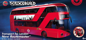 QUICKBUILD Transport For London New Routemaster Autobus z Klocków | J6050 AIRFIX