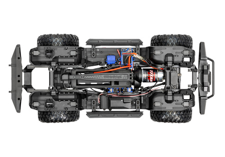 Traxxas TRX-4 Land Rover Defender 1:10 Srebrny Samochód Zdalnie Sterowany Model RC | 82256-4-SLVR