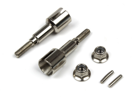 Kielichy Napędowe Metalowe BlackZon Smyter Turbo Tył Rear Wheel Axles | 540241