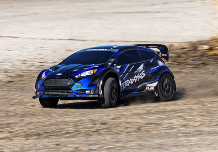 Traxxas Ford Fiesta ST Rally BL-2S 4X4 1:10 Czerwony Samochód Zdalnie Sterowany Model RC | 74154-4-RED