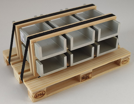 Paleta z profilami aluminiowymi (1:14) | EP009 TINY LOGISTICS