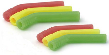 Silikonowa rurka wydechu 8 mm - czerwona 1szt