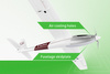 Motoszybowiec Kavan Alpha 1500 V2 RTF 1492mm Czerwony Samolot Zdalnie Sterowany Model RC | KAV02.8076V2RTF