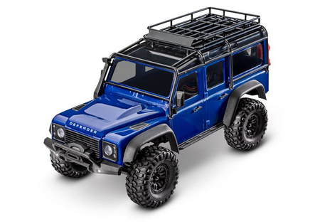 TRX-4M Land Rover Defender 1:18 Niebieski | 97054-1BLUE TRAXXAS