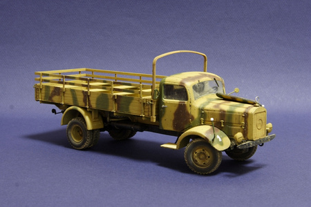 Heavy German Cargo Truck L 4500 S 1:35 | Zvezda 3596