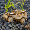 Little Story Drewniane Puzzle Model 3D Jeep 12,5x7x6,5cm | D003