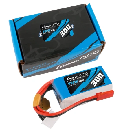 Akumulator LiPo 300mAh 11,1V 3S1P 45C JST BEC | GEA3003S45JST GENS ACE