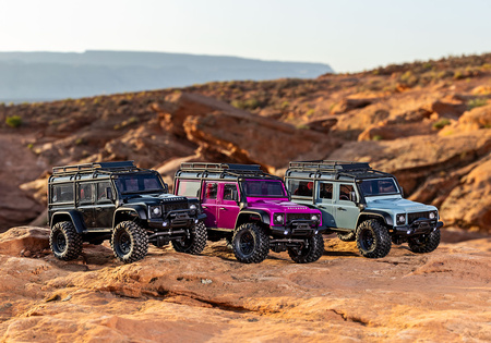 Traxxas TRX-4M Land Rover Defender 1/18 4x4 Crawler RC Czerwony Samochód Terenowy Zdalnie Sterowany | 97054-1-RED