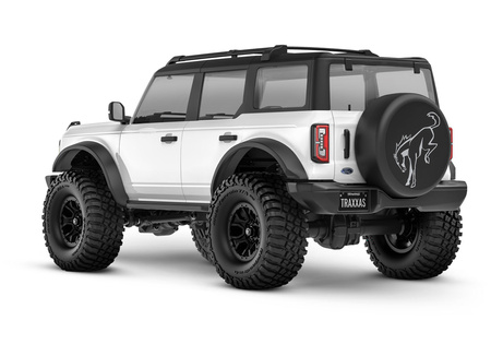 Traxxas TRX-4M Ford Bronco 1/18 4x4 Crawler RC Biały Samochód Terenowy Zdalnie Sterowany | 97074-1-WHT
