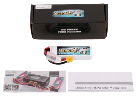 Akumulator LiPo 800mAh 7,4V 30C 2S1P XT30 | GEA8002S30X3 GENS ACE