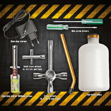 Zestaw startowy do silników spalinowych - Nitro Starter KIT- HobbyTech 210205