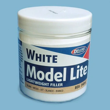 Szpachla Modelarska Lekka Biała Model Lite White do Drewna, Pianki i Laminatu 240ml | BD5 DELUXE MATERIALS