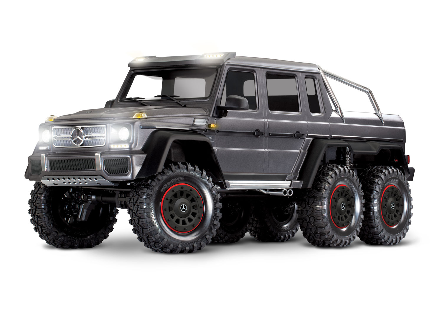 Traxxas TRX-6 Mercedes-Benz G 63 AMG 6X6 1/10 Czarny Model RC Samochód Zdalnie Sterowany | 88296-4-BLK pol_pl_Traxxas-TRX-6-Mercedes-Benz-G-63-AMG-6X6-1-10-Czarny-Model-RC-Samochod-Zdalnie-Sterowany-88296-4-BLK-1014637_1