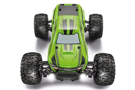 BlackZon Slyder Turbo Brushless MT Monster Truck 1/16 4WD Bezszczotkowy Zielony Samochód Zdalnie Sterowany Model RC | 540200