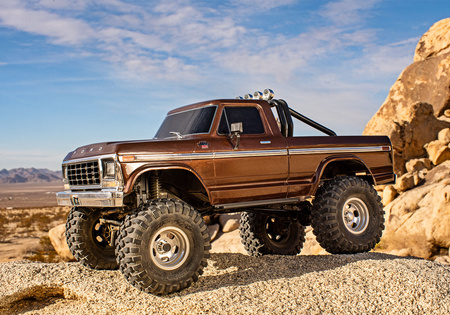 Traxxas TRX-4 Ford F-150 High Trail Edition 4X4 1:10 Brązowy Samochód Zdalnie Sterowany Model RC | 92046-4-BRWN