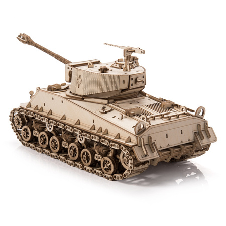 Little Story Drewniane Puzzle Model 3D Czołg M4A3E8 Sherman World of Tanks 34,4x14,2x15,5cm | WOT01