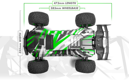 Maverick Quantum2 XT Flux Stadium Truck 4WD 1/10 (zielony) | 150408 HPI