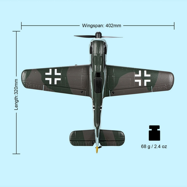 Mini Focke-Wulf FW190 450 RTF 402mm | TOP105B02 TOP RC HOBBY pol_pl_Mini-Focke-Wulf-FW190-450-RTF-402mm-TOP105B02-TOP-RC-HOBBY-1016310_33
