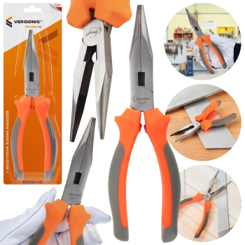 Szczypce Proste Wydłużone 8" 20,5cm | VERGIONIC