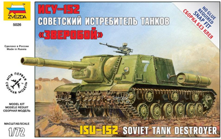 Soviet Tank Destroyer ISU-152 1:72 | Zvezda 5026