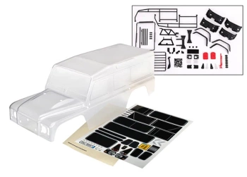 Karoseria Land Rover Defender - transparentna | Traxxas 8011P