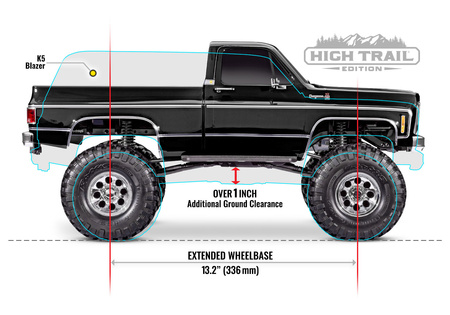 Traxxas TRX-4 Chevrolet K10 High Trail Edition 4X4 1:10 Miedziany Copper Samochód Zdalnie Sterowany Model RC | 92056-4-COPR