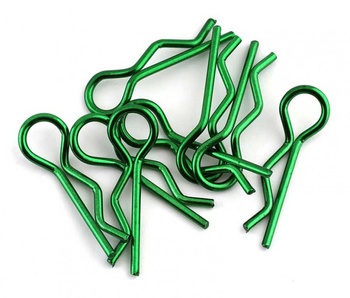 Spinki karoserii (8szt.) zielone | BDBC-8 BITTY DESIGN