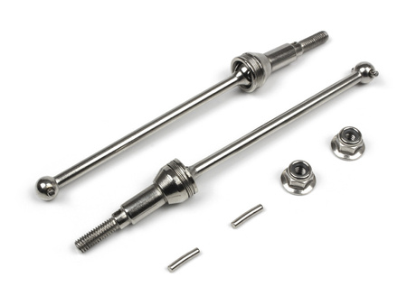 Półosie Kielichy Napędowe Metalowe BlackZon Smyter Turbo Przód Front Drive Shafts | 540239